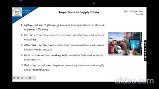 Supply Chain Route Optimization using Python