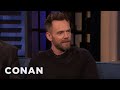 Joel McHale Showed Up To CONAN Two Hours Early | CONAN on TBS