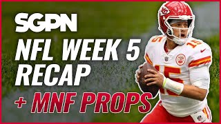 Monday Night Football Prop Bets - NFL Predictions 10/10/22 - NFL Player Props - NFL Recap Week 5