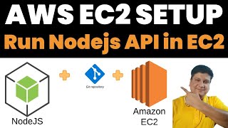 Create EC2 Instance in AWS | Deploy & Run Nodejs JavaScript API in EC2 Server | #awsec2 #nodejs