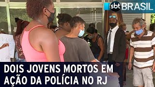 Dois jovens são mortos em ação da polícia no Rio de Janeiro | SBT Brasil (06/01/21)