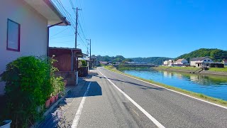 Japan Walk in Countryside Seaside town | Summer relax walking tour in Hamada city, Shimane | 2021