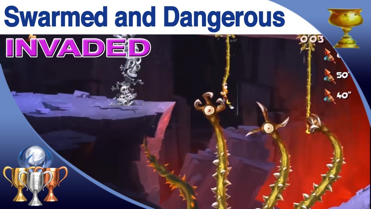 Rayman Legends - Swarmed and Dangerous - INVADED (Gold Cup) Olympus Maximus Invasion [PS4]