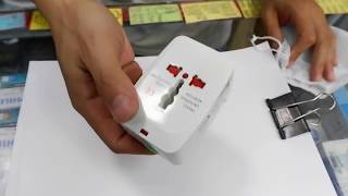 Mr Plug review:Universal Plug Travel Adapter มีที่ชาจ USB ปลั๊กเอนกประสงค์ สำหรับเดินทางต่างประเทศ