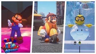 What If Super Mario Odyssey Was Frozen in Place? - Lost, Metro & Snow Kingdom