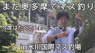 また奥多摩でマス釣り　今度はたくさん釣れたかな！？