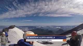 Se mantiene alerta amarilla en el volcán Villarrica - Ufrovisión