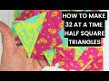 Unbelievable Quilting Hack: Making 32 Half Square Triangles HSTs at Once!