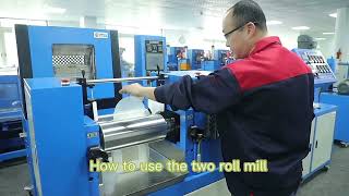 ZL Laboratory Rubber Two Roll Mixing Mill