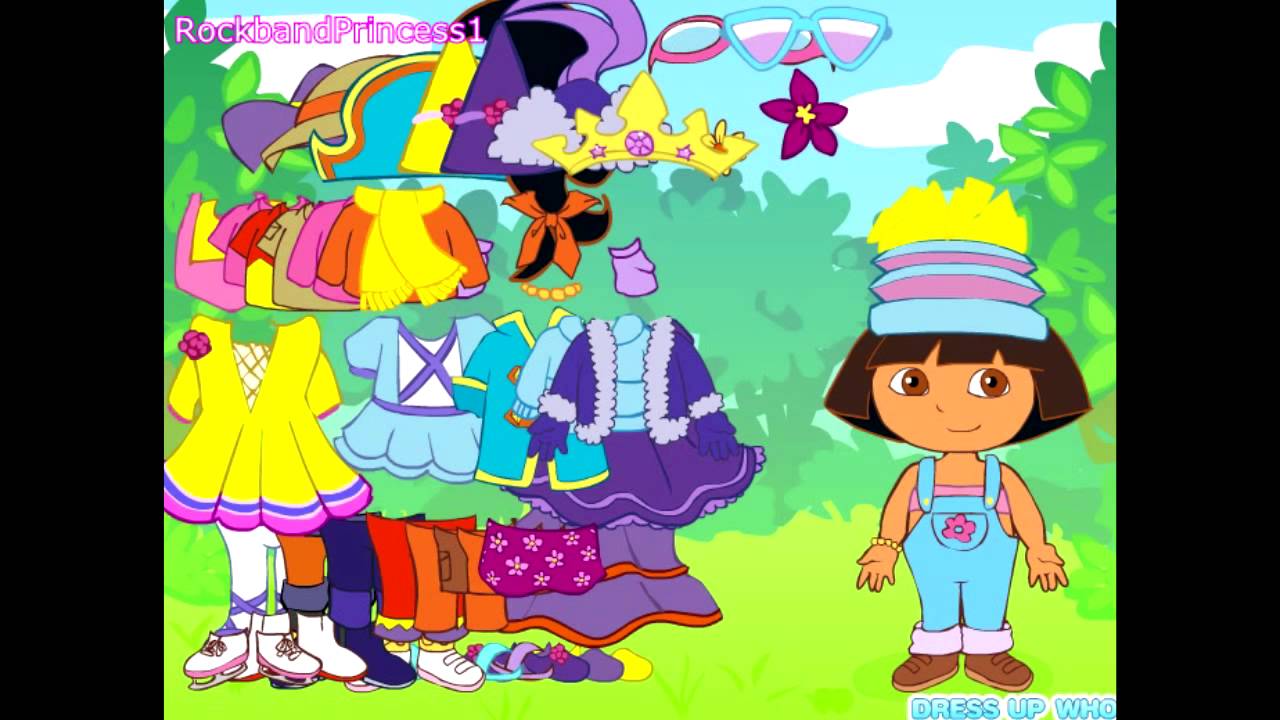 Dora Dress Up Games Online - YouTube