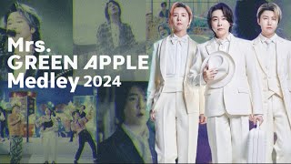 Mrs. GREEN APPLE 2024年配信曲メドレー🍏