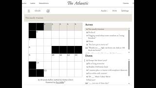 The Atlantic Crossword 03/06/2026