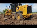 งานตากดิน motor grader cat 140h สเปคนอก