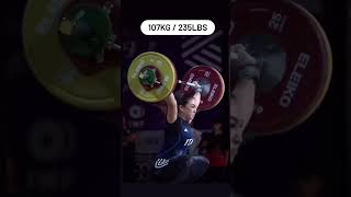 235lb Snatch | Giulia Miserendino #olympiclifts #snatch #italia