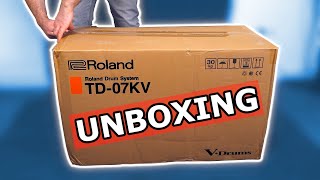 Roland TD-07KV Electronic Drum Kit Unboxing | EVERYTHING You Get In The Box