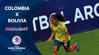 Colombia 8-0 Bolivia l Sub20 Femenino