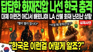 미국 소방관 당황한 한국 돌발행동에 미국 전역 경악