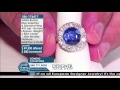 gia 6.50 carat no heat blue sapphire oval cut ring ll gem shopping network