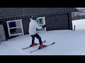 first time skiing experience in tromso alpinpark