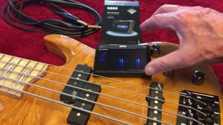 Korg GA Custom Chromatic Guitar Tuner Demo and Review 279