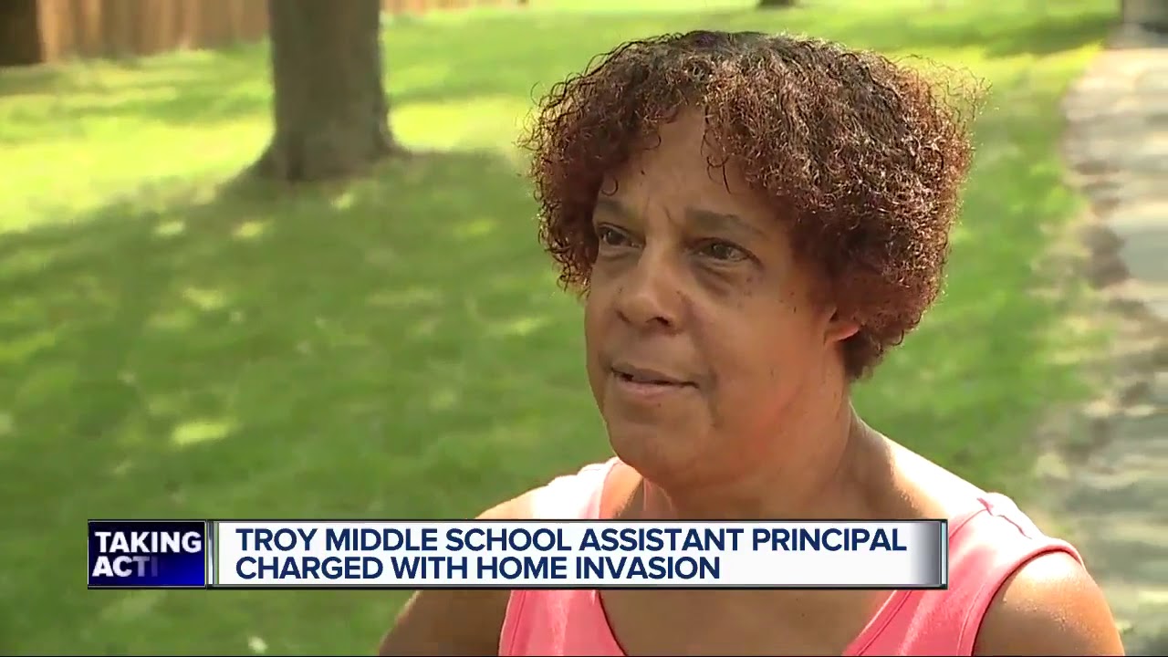 Troy Middle School Assistant Principal Arrested For Home Invasion - YouTube