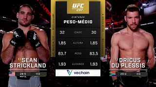 Sean Strickland x Dricus Du Plessis | LUTA COMPLETA | UFC 312