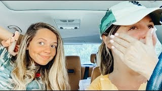 drive with me and kelley (she started crying) !!!