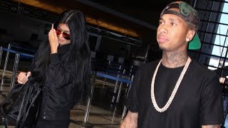 Kylie Jenner and Tyga Wear His and Hers Sneakers