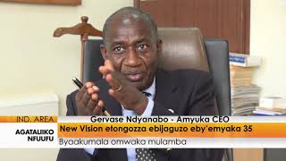 Agataliikonfuufu: New Vision etongozza ebijaguzo eby'emyaka 35.