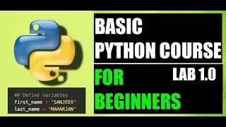 Basic Python Course for Beginners - Lab 1.0 (Nepali)