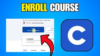How to Enroll in a Course in Coursera - New Method