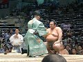 平成23年大相撲名古屋場所　初日 豊ノ島関　1勝目　20110710