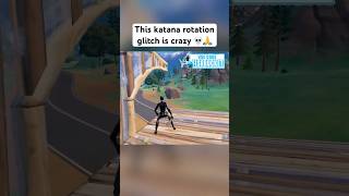 Katana rotation glitch ✅ #fortnite #fortniteclips #fortniteshorts #fortnitetutorial