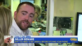 Ontrack, the global leader in data recovery, talks to GMA about not wiping your mobile properly.