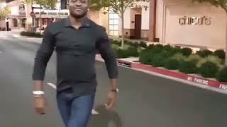 Francis Ngannou and Conor McGregor shadow boxing comperacing