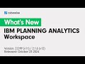 IBM Planning Analytics Workspace 2.0.99 (v11) / 2.1.6 (v12). Released on October 23, 2024