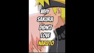 Did sakura really fell in love with naruto?#shorts #naruto #anime #boruto