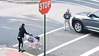 Caught on camera: Hit-and-run driver runs stop sign, hits 11-year-old | NBC New York