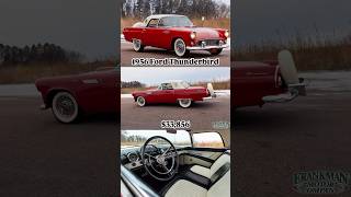 🔥 Drive Into History: Who’s Ready To Own This 1956 Ford Thunderbird? 🚗 #classic