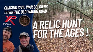 Metal Detecting- Relic Hunt for the Ages- Chasing Civil War Soldiers down the Old Wagon Rd