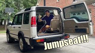 Adding a 3rd row jump seat to my Land Rover Discovery 2!