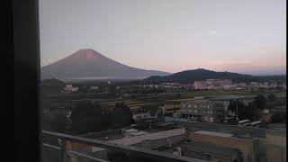 鐘山温泉　ホテル鐘山苑のお部屋から富士山🗻　2020年9月22日