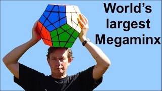 Largest Megaminx Puzzle in the world by Tony Fisher (who else?)