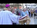 teramo festa della madonna delle grazie la statua visita i luoghi della sofferenza