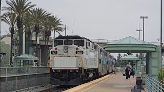 SCAX 868 Metrolink F59PHR A14 Coast Starlight Surfliner at Downtown Burbank.