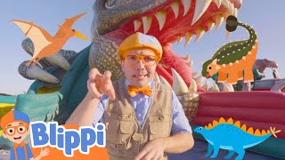 Blippi's DINOSAUR Music Video! | Blippi & Blippi Wonders Educational Videos for Kids