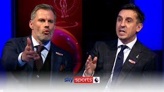 Neville & Carragher clash over the problems of VAR in the Premier League 🍿