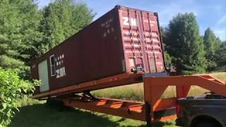 Shipping Container Tilt Deck Trailer