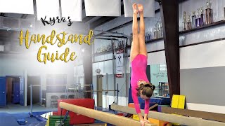 Gymnastics ~ Types Of Handstands| Kyra SGG