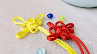 DIY Auspicious Knot Tutorial, Classcial Chinese Good Luck Knot